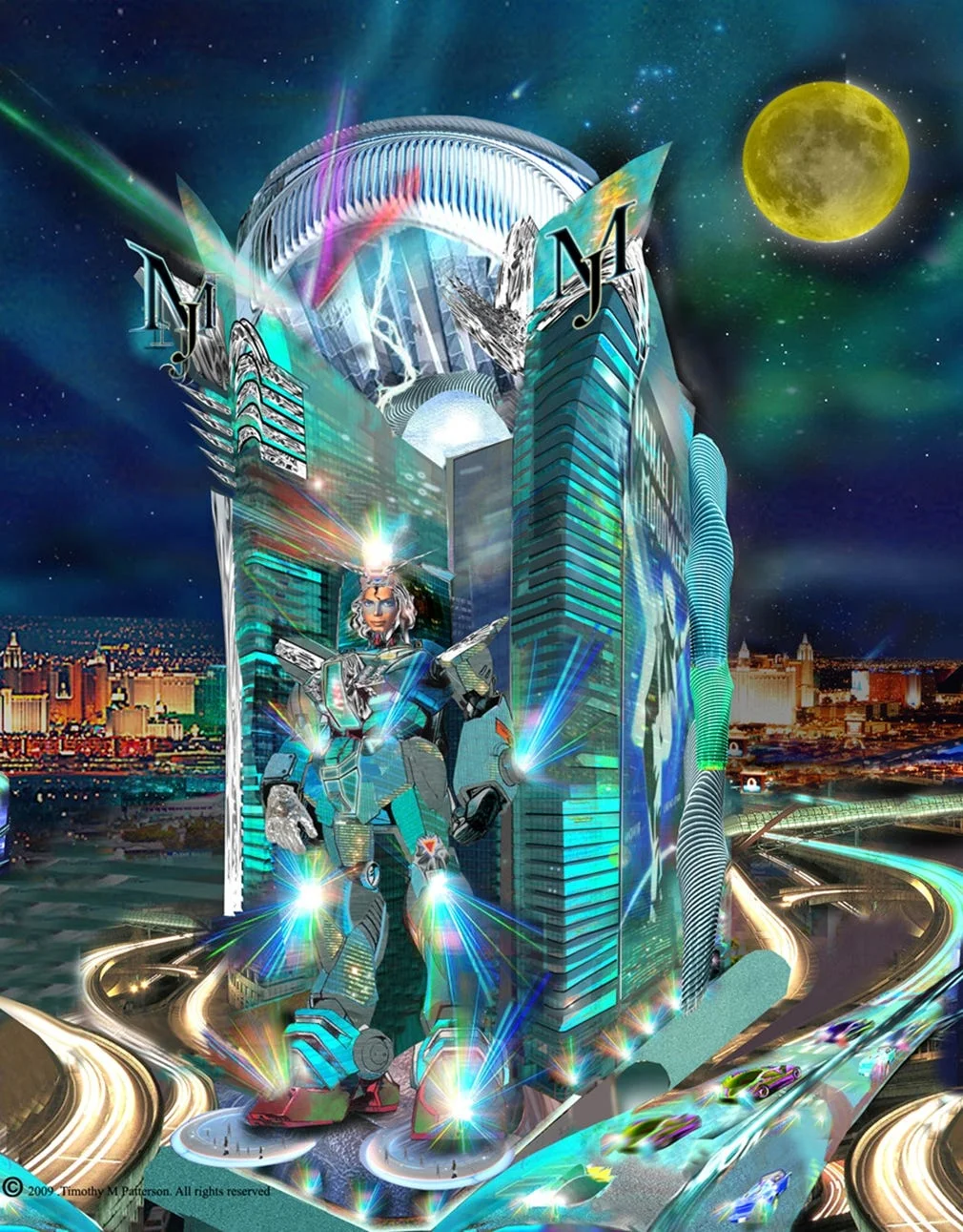 MJ-Robo-em-Las-vegas O Robô de Michael Jackson em Las Vegas