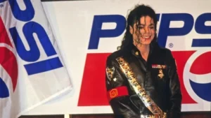Michael Jackson na Conferência da Pepsi em 1992