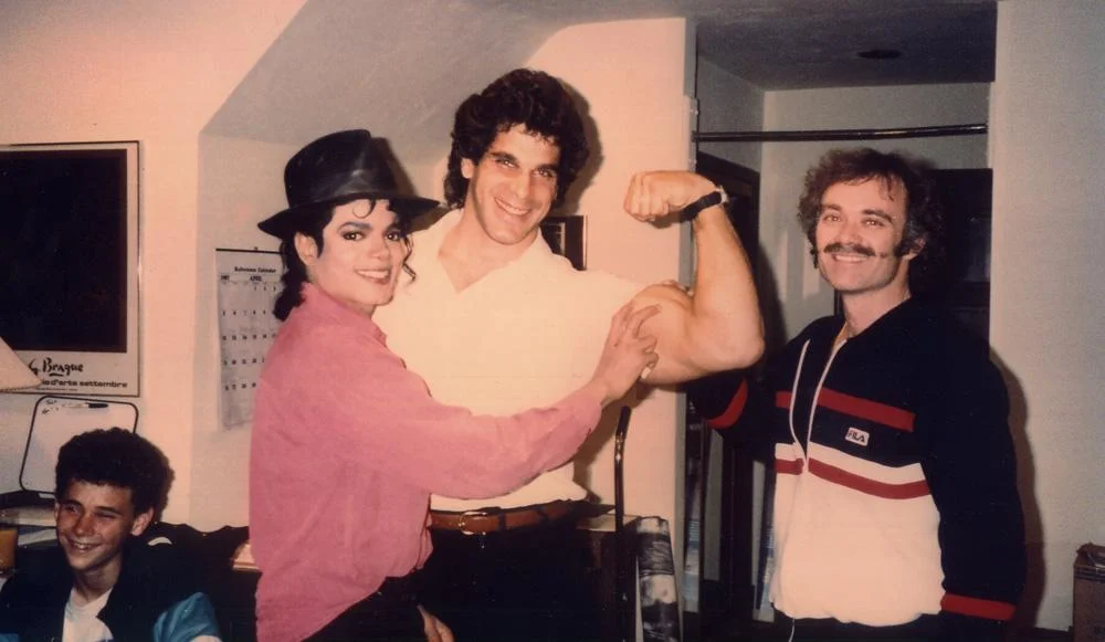 Michael Jackson teve ‘Hulk’ como personal trainer | Michael Jackson e Lou Ferrigno