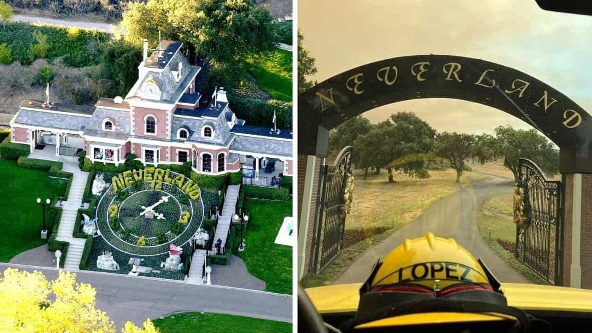 Neverland: rancho de Michael Jackson escapa Ilesa de incêndio devastador na Califórnia | Michael Jackson Neverland Ranch Incendio MJ Beats