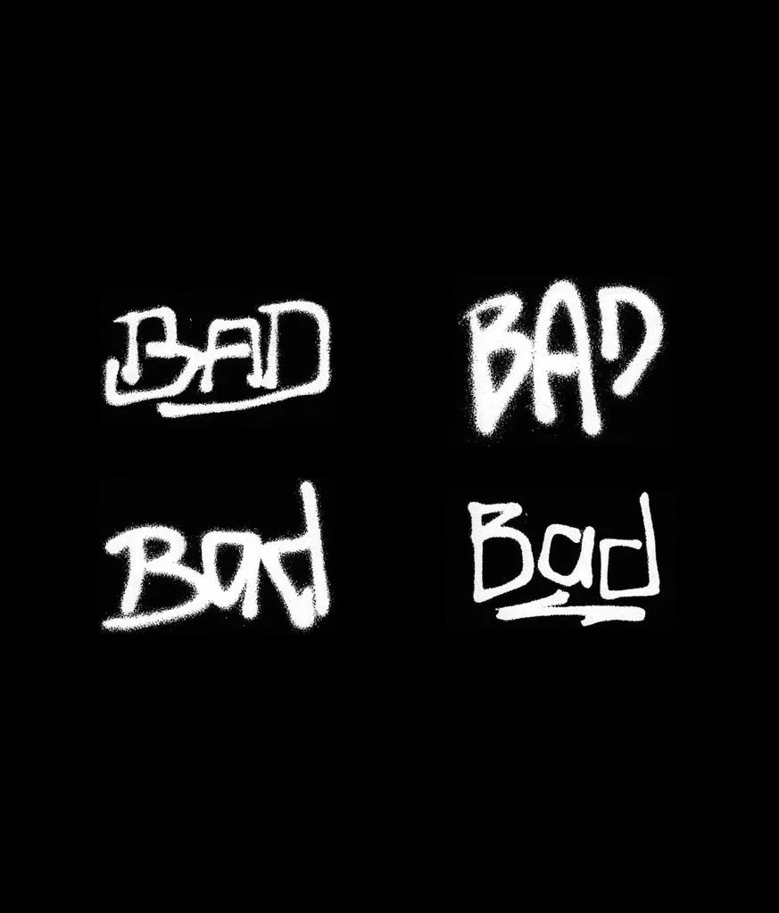 2296deb9c5824f5012cec977502b11c5-873x1024 As três letras que mudaram a cultura pop: A história do logotipo de ''Bad'' de Michael Jackson