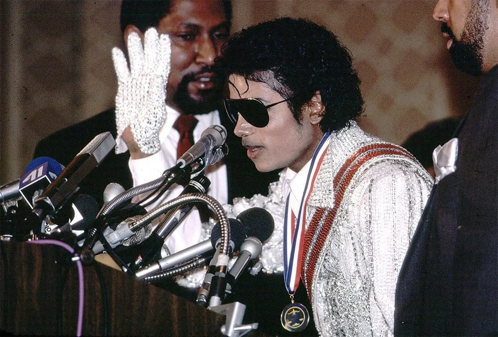 Conferencia-MJ-Beats-Victory-Tour Como Michael Jackson enfrentou Don King durante a Victory Tour