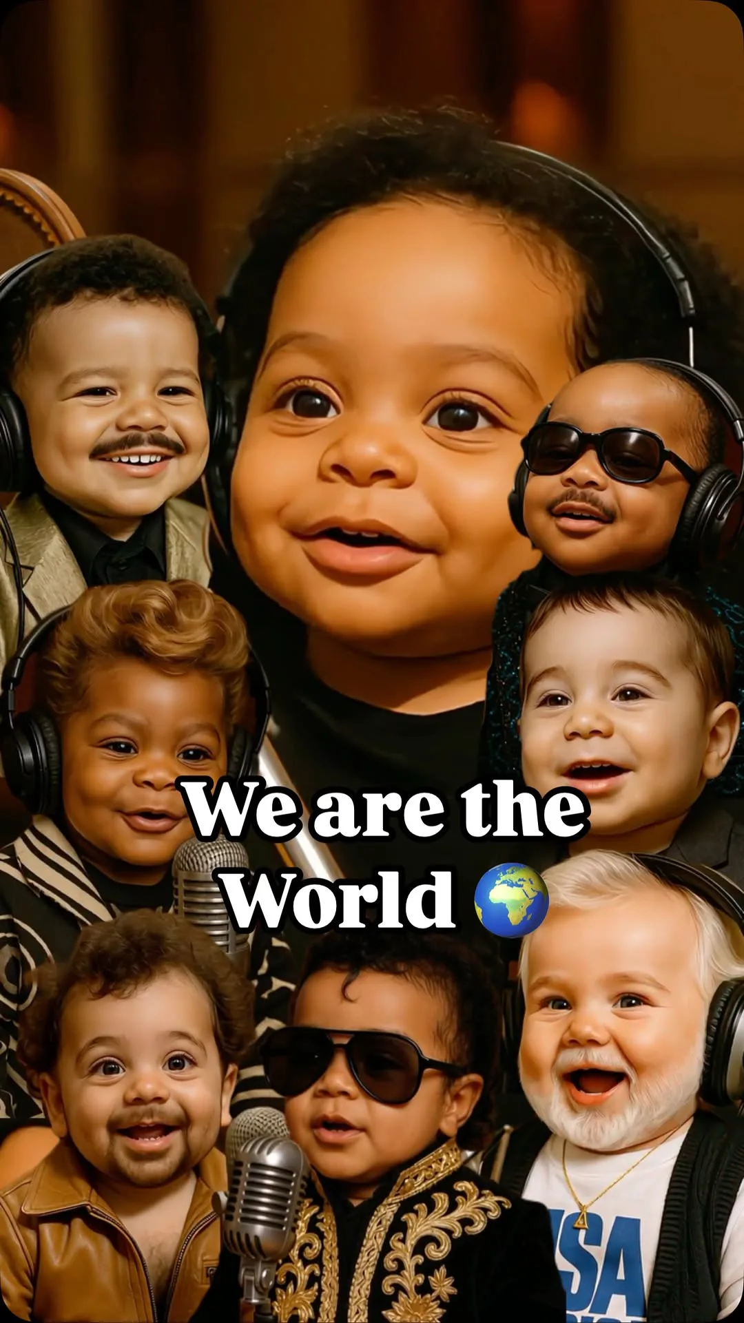 O vídeo mais fofo da internet: bebês cantando ‘We Are The World’. Assista! | we are the world baby version mjbeats