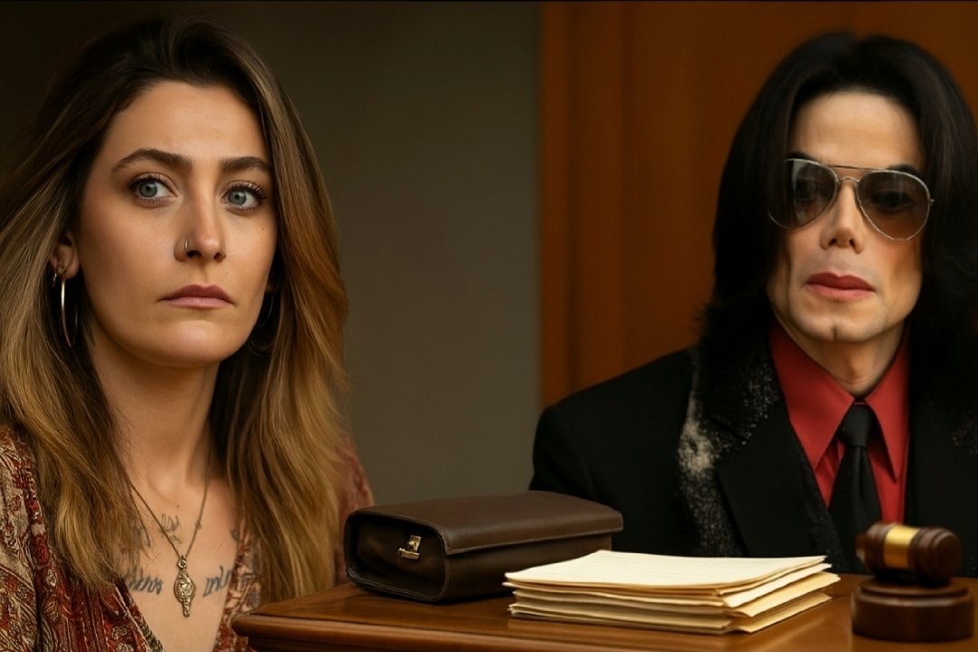 Paris Jackson ilustrada com Michael Jackson por IA
