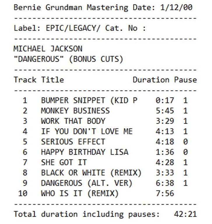 G0Fz-QXawAA-TOU-1 Michael Jackson planejou uma edição ''Especial de Dangerous'' com músicas extras — mas ela foi cancelada