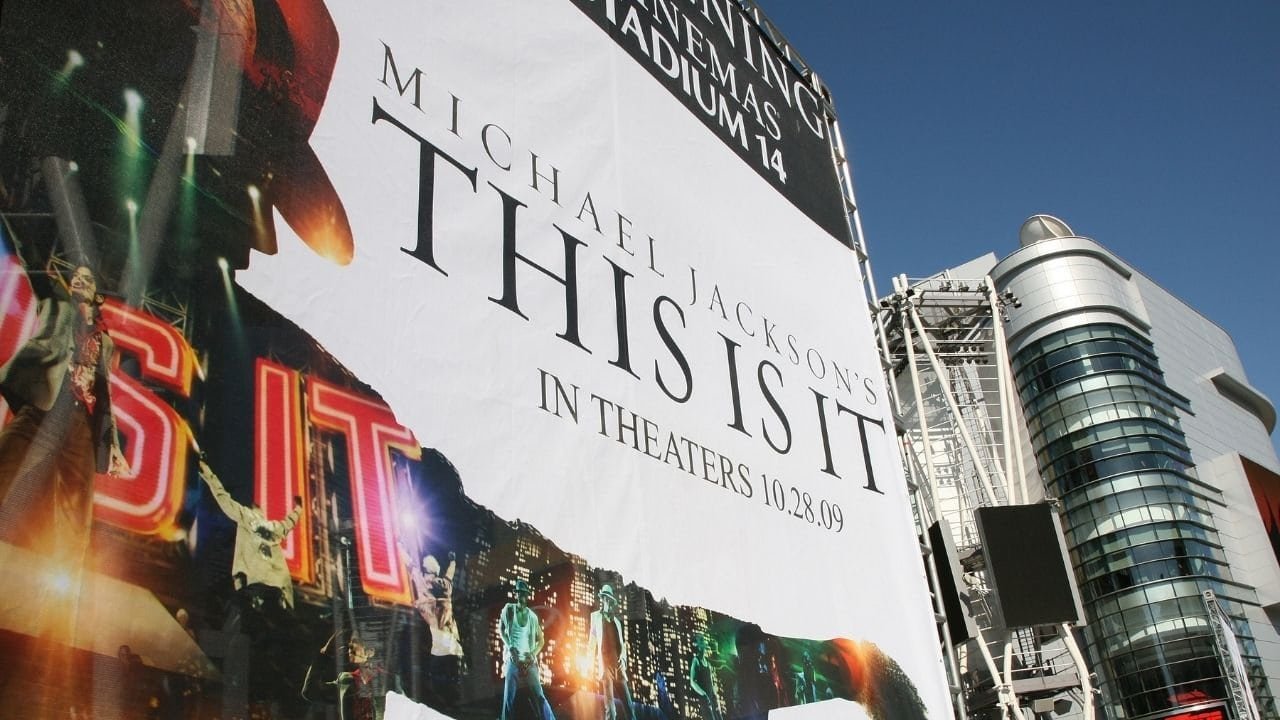 Banner de pré-venda do filme "This Is It"