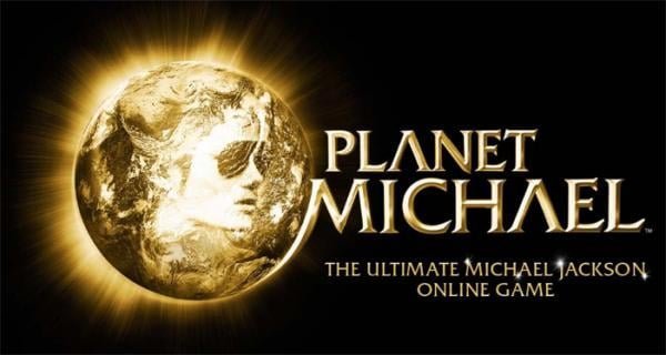 Logotipo conceitual do Planet Michael, o jogo que nunca foi lançado.