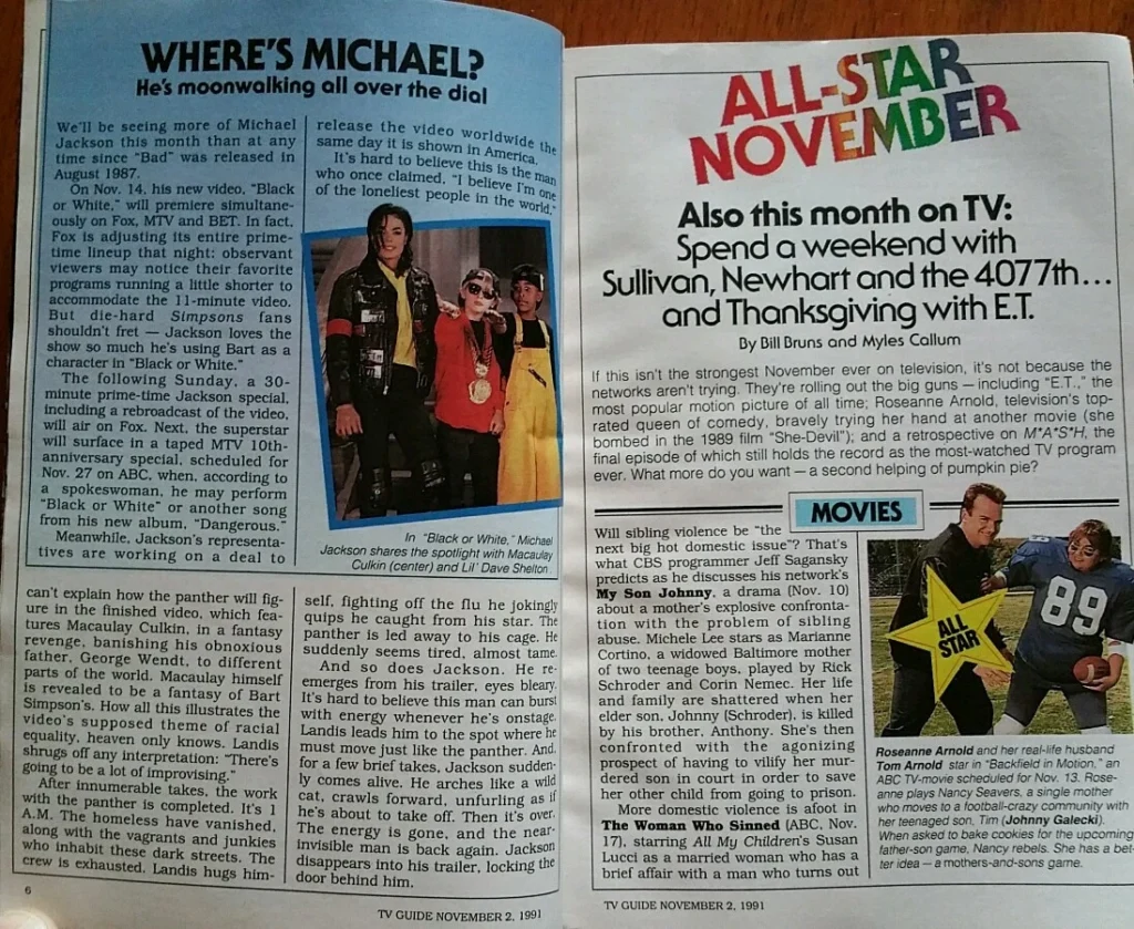 s-l1600-2-1024x839 TV Guide: O Michael "tenso" e a Pantera faminta nos bastidores de "Black or White"