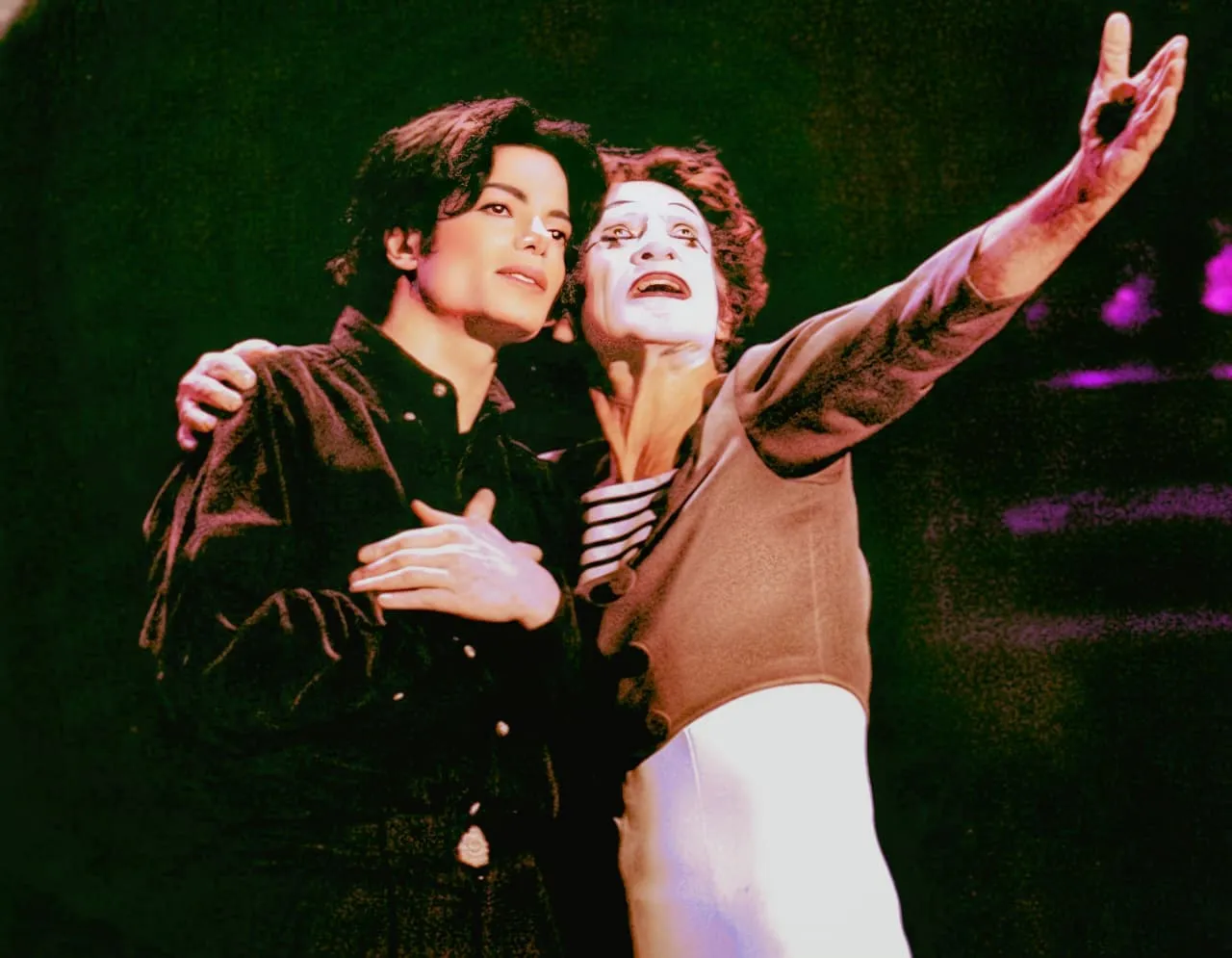 Michael Jackson abre as portas dos ensaios de seu especial para HBO e interpreta 'Childhood' ao lado de Marcel Marceau | childhood mjbeats