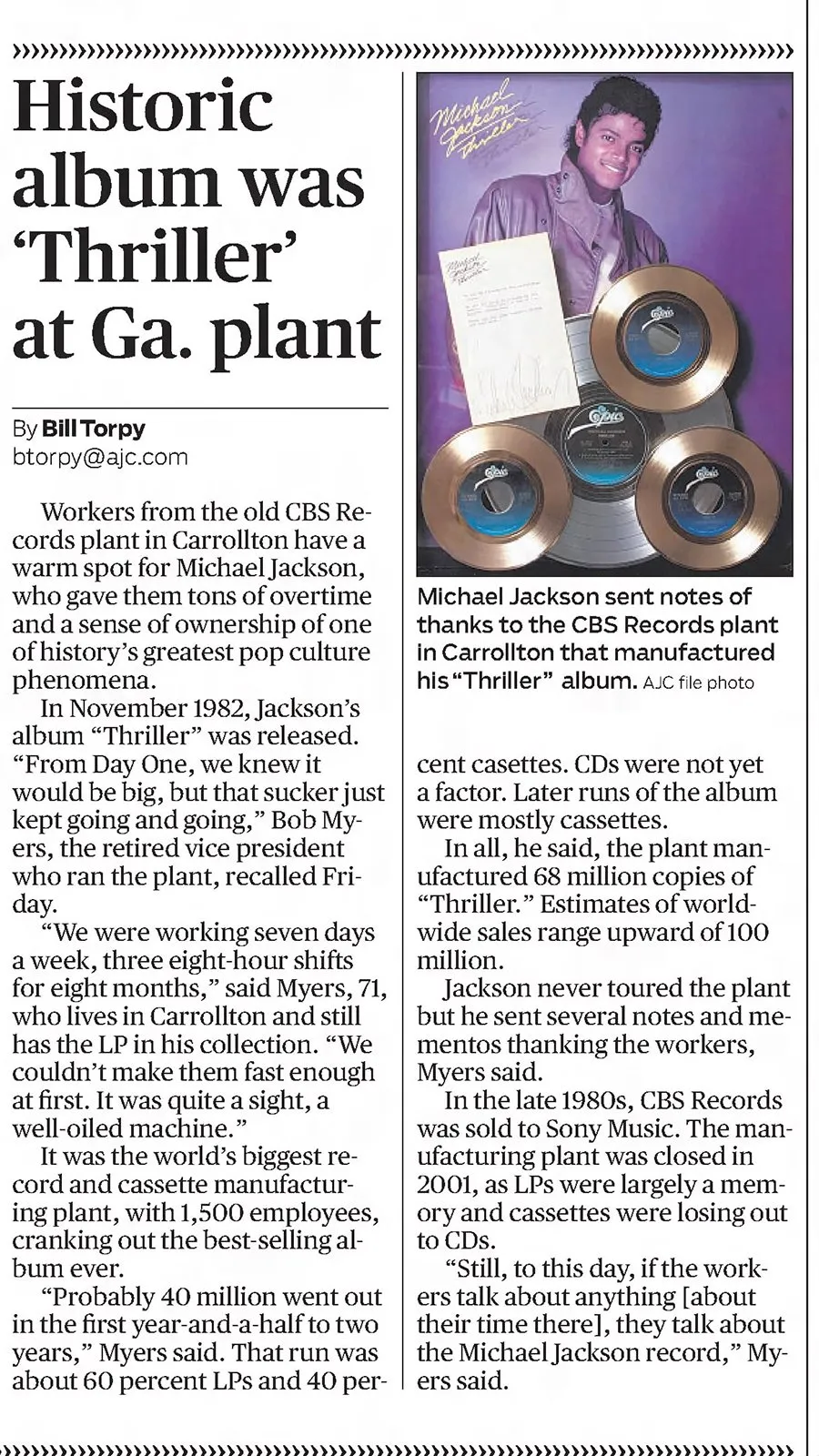 W3-2 Antes do streaming, existiu 'Thriller' em escala industrial