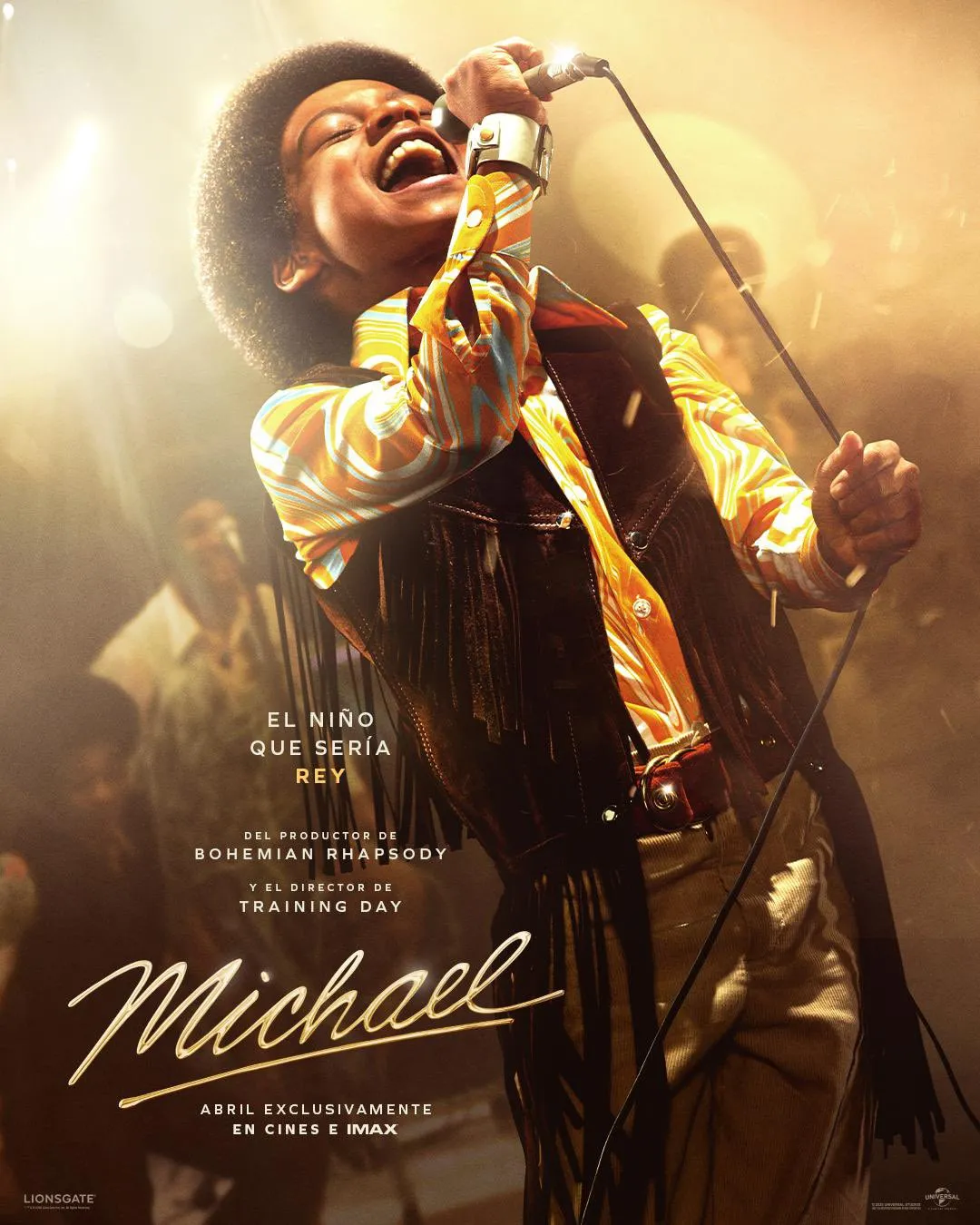 HDNsxgpWYAAkomE Filme MICHAEL: novos pôsteres mostram fases icônicas de Michael Jackson