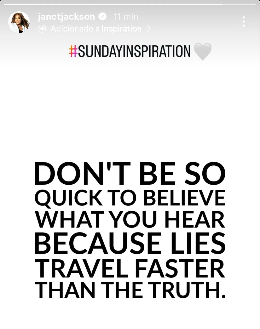 Janet Janet Jackson desmente boatos sobre cinebiografia de Michael Jackson