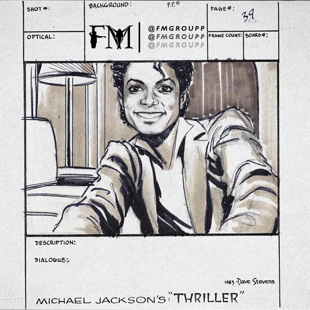 O-maior-videoclipe-de-todos-os-tempos-comecou-no-papel-🧟E-com-muito-orgulho-que-o-FM-Group-faz-1 Thriller: storyboards revelam a origem do maior clipe da história
