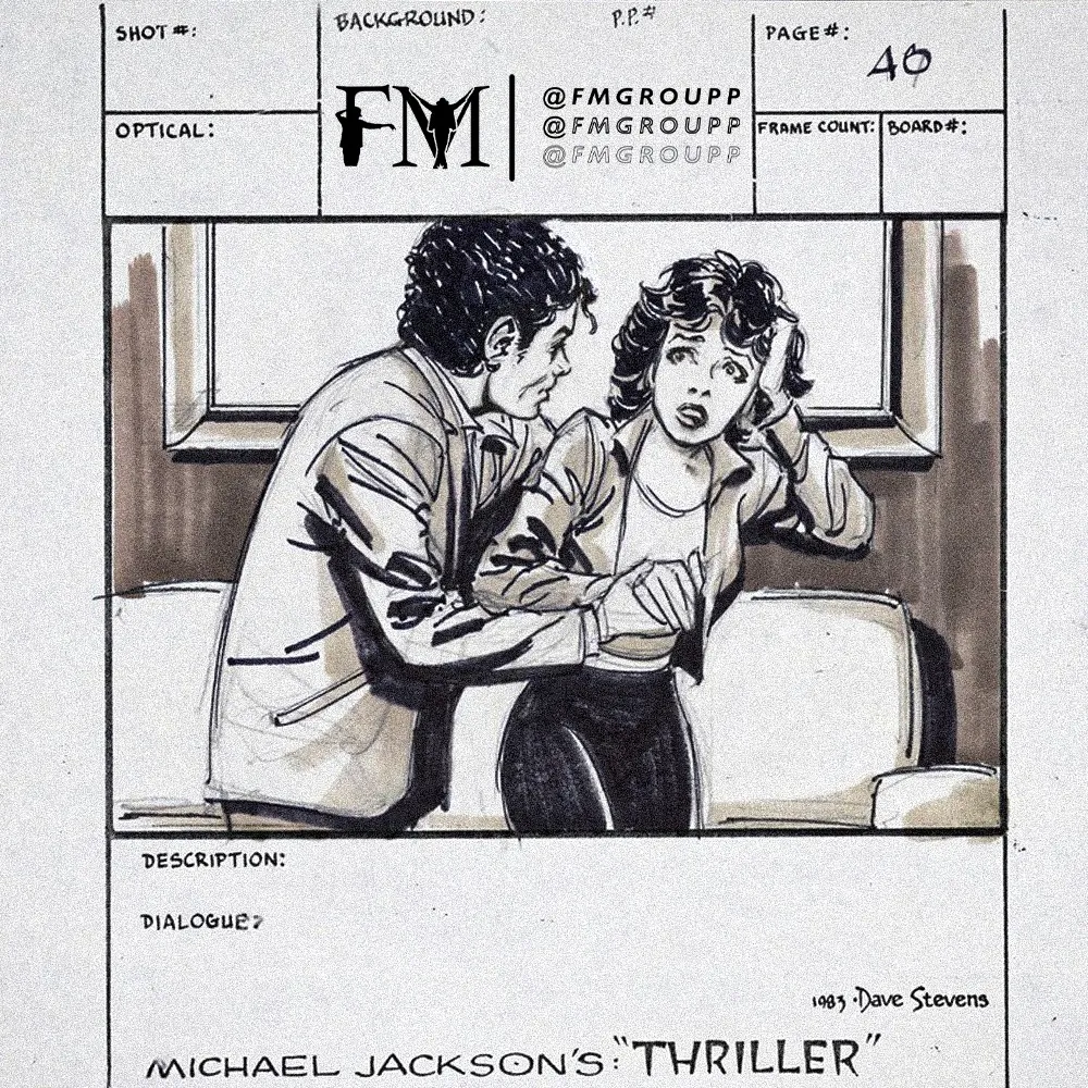 O-maior-videoclipe-de-todos-os-tempos-comecou-no-papel-🧟E-com-muito-orgulho-que-o-FM-Group-faz-2 Thriller: storyboards revelam a origem do maior clipe da história