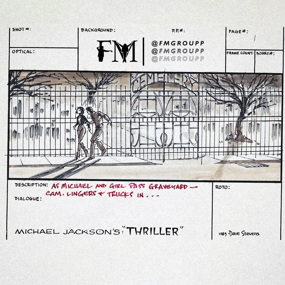 O-maior-videoclipe-de-todos-os-tempos-comecou-no-papel-🧟E-com-muito-orgulho-que-o-FM-Group-faz-4 Thriller: storyboards revelam a origem do maior clipe da história