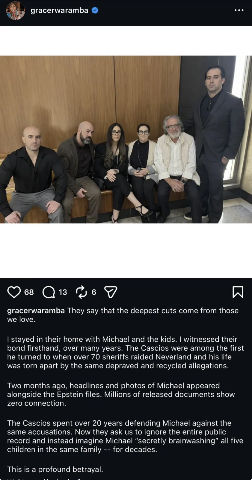 SaveClip.App_637749934_18068489672555455_450558663357271025_n-scaled Ex-babá dos filhos de Michael Jackson desmascara família que o acusa de tráfico sexual