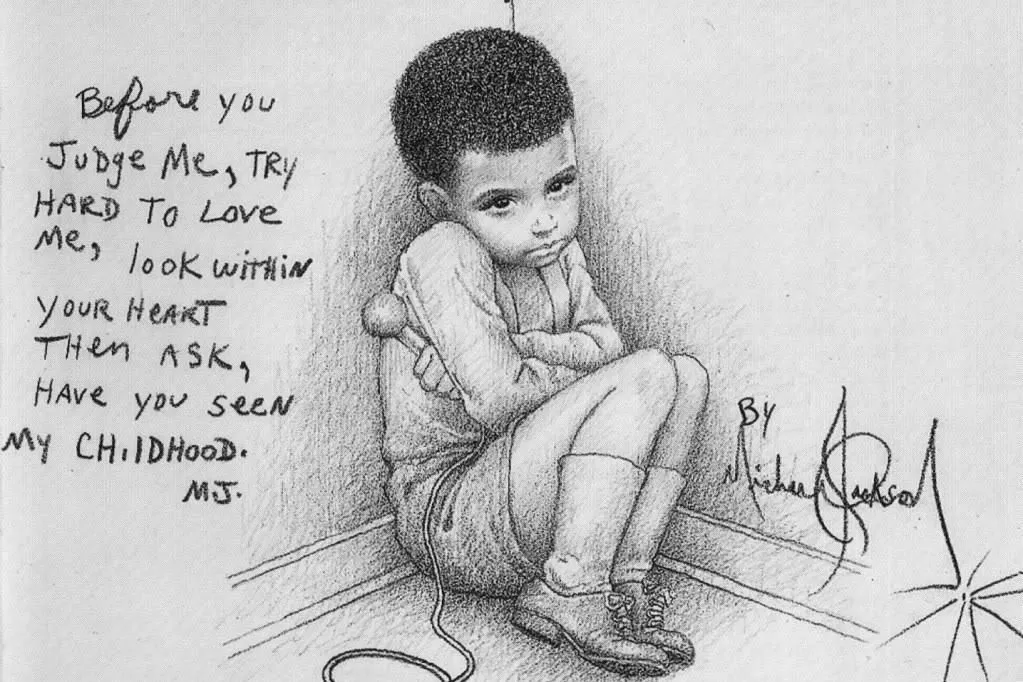 214632 Triste Simetria: o desenho de 'HIStory' moldado em MICHAEL