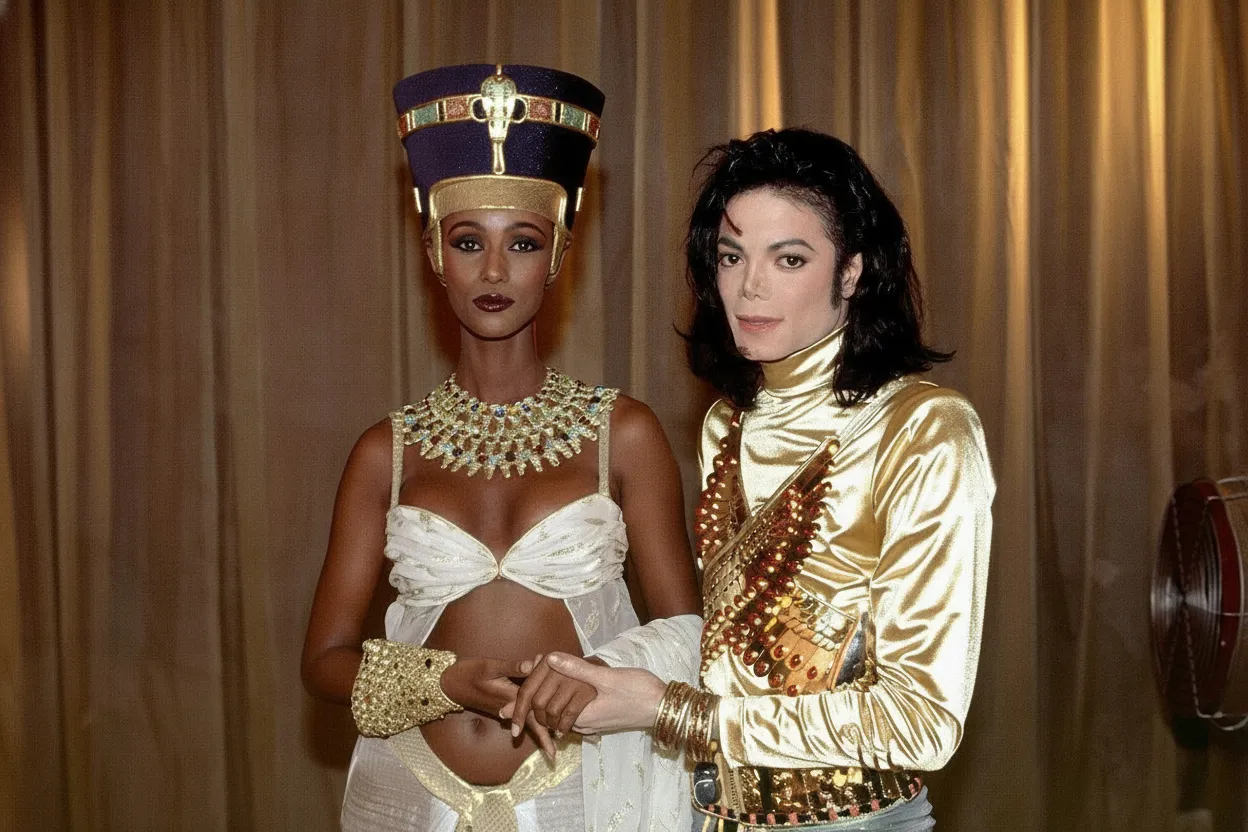 Imán revela bastidores de 'sua Majestade' em "Remember the Time" | Iman e Michael Jackson Remember the Time mjbeats.com .br