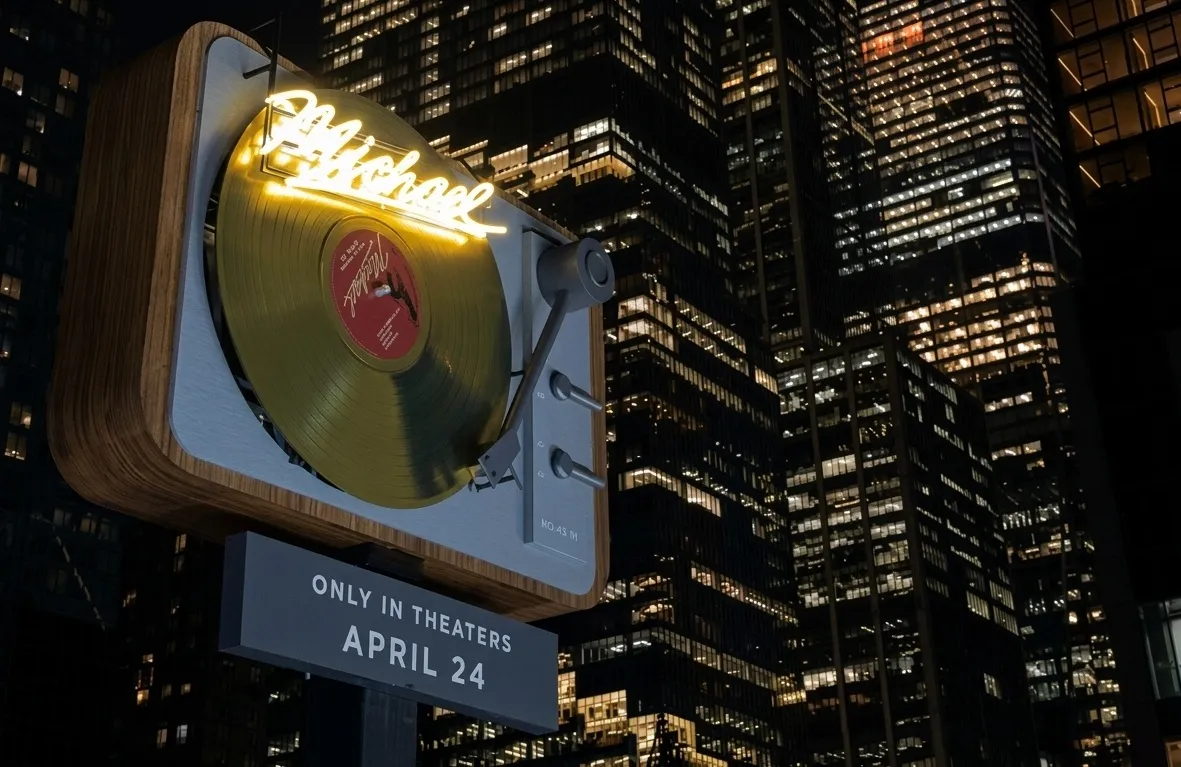 MICHAEL domina Nova York com outdoor que faz o 'trânsito parar' | MJ NY