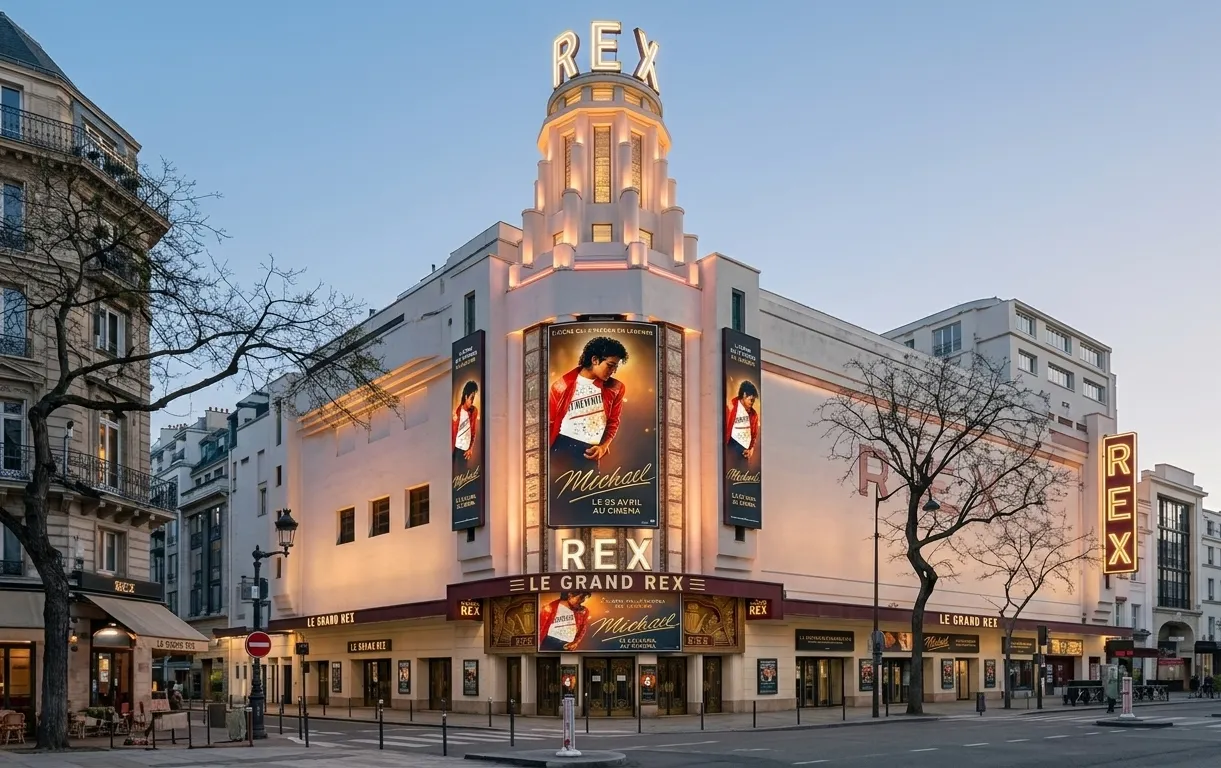 O fenômeno MICHAEL já começou na França e promete recorde histórico 2 O fenômeno MICHAEL já começou na França e promete recorde histórico | mjbeats.com .br Grand Rex MICHAEL filme