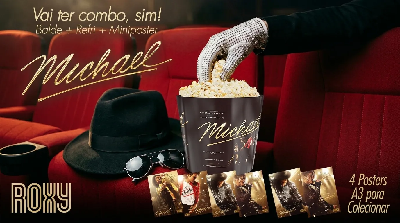 Cine Roxy lança combo exclusivo de MICHAEL | mjbeats.com .br ROXY Cinemas MICHAEL