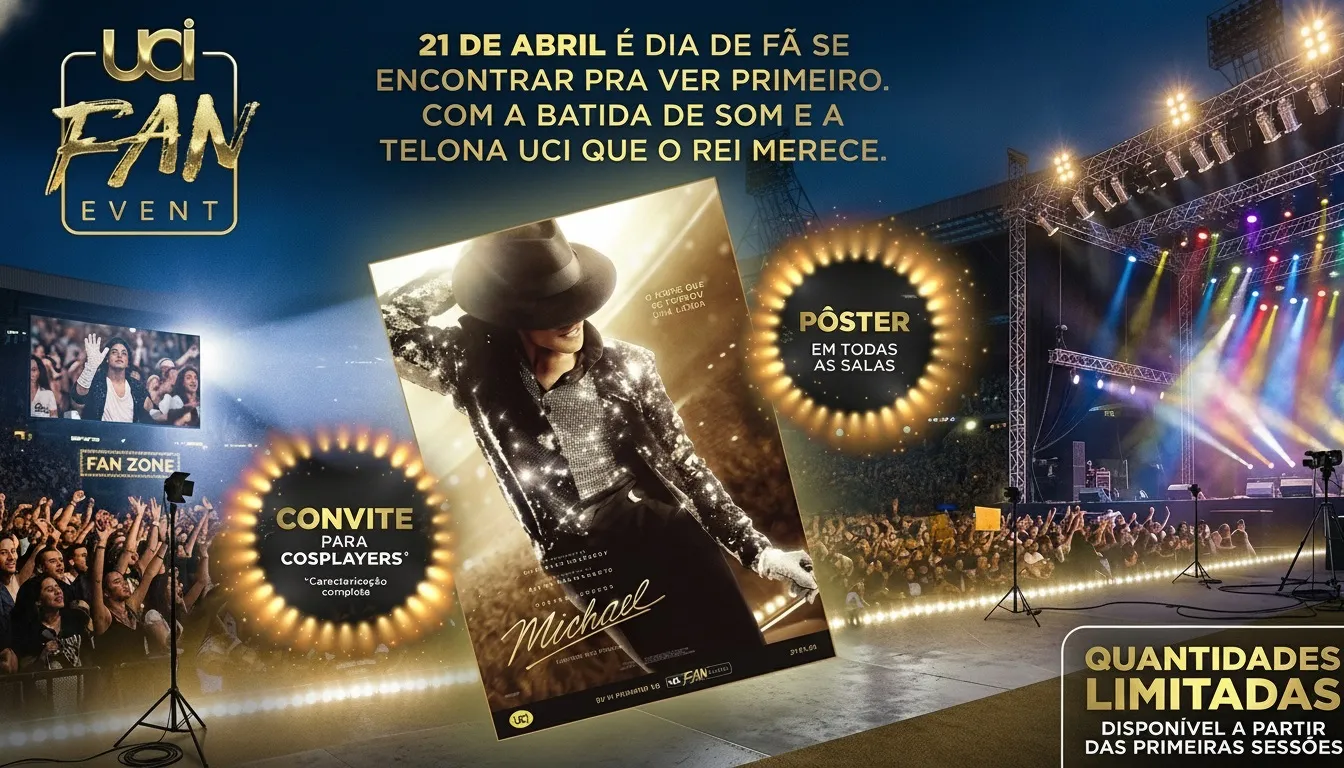 Rede de cinemas UCI aposta em ação especial para pré-estreia de MICHAEL no Brasil | mjbeats.com .br UCI