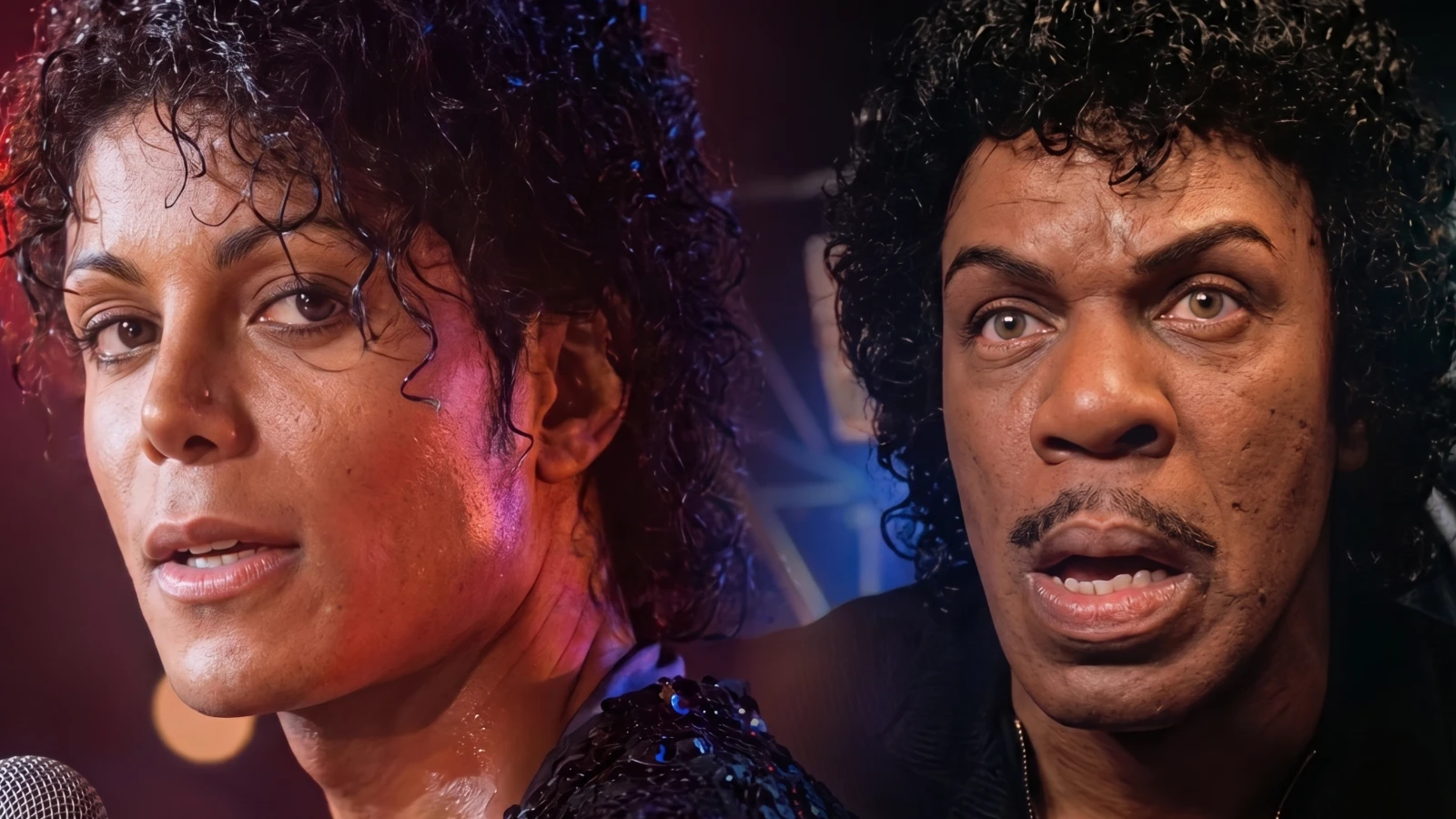 Jaafar Jackson & Colman Domingo no filme "Michael" (2026)