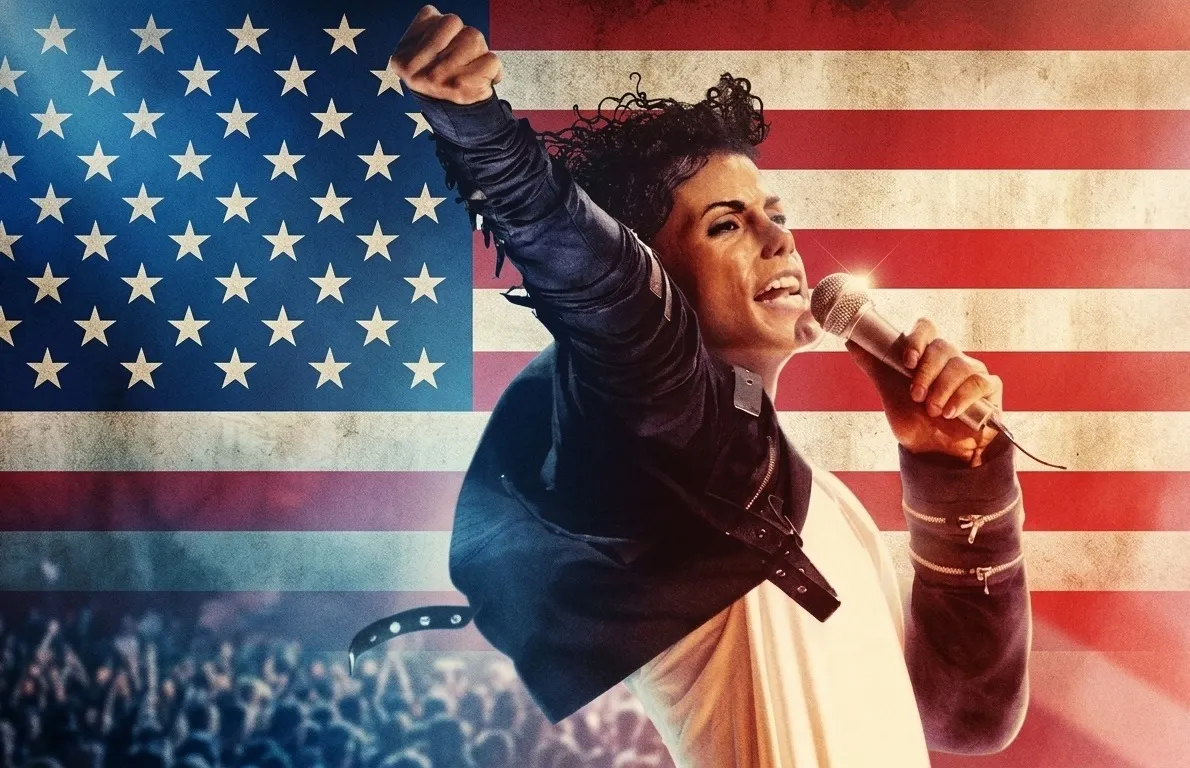 SUCESSO: Em seu quarto fim de semana em cartaz nos EUA, MICHAEL deve voltar ao 1º lugar, superando O Diabo Veste Prada 2 | Bandeira Estados Unidos filme MICHAEL mjbeats.com .br