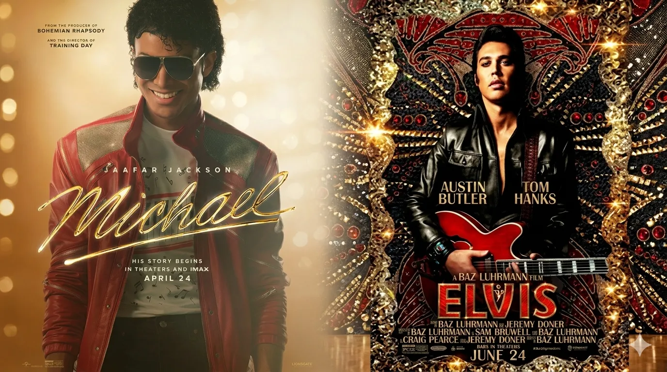 Filme MICHAEL bate Elvis e cresce rumo aos US$ 400 milhões nas bilheteiras | Michael Jackson bate Elvis Presley cinema mjbeats.com .br