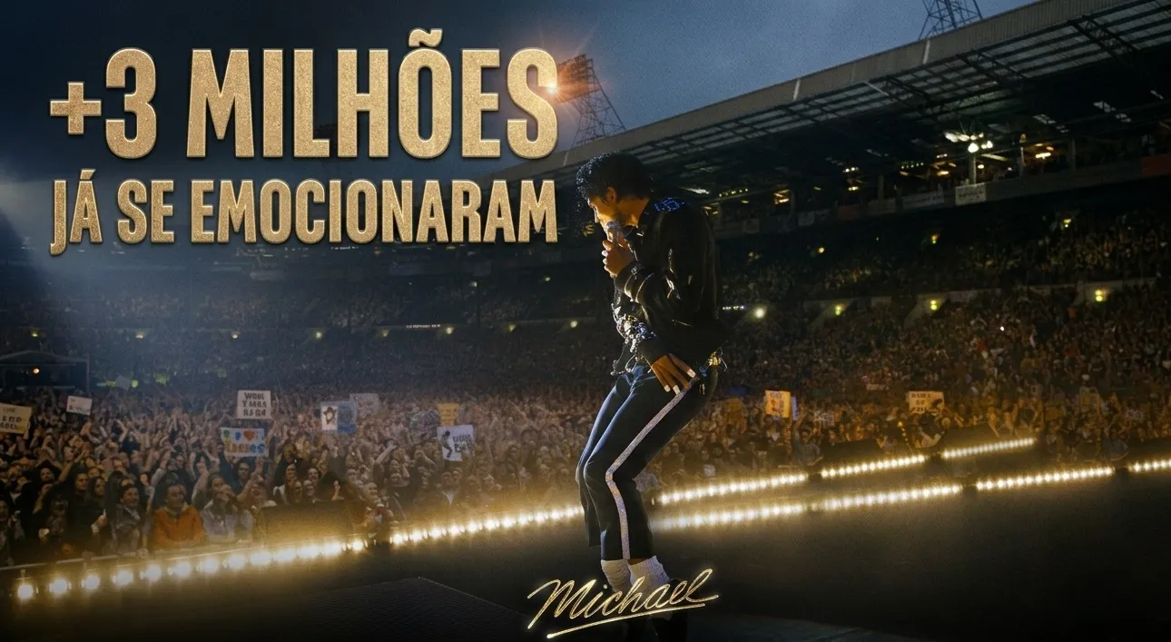 Mais de 3 milhões de pessoas já assistiram MICHAEL no Brasil | mjbeats.com .br 3 milhoes de pessoas filme MICHAEL mjbeats.com .br