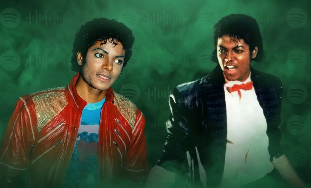 Músicas de Michael Jackson dominou o Spotify na última semana; confira os números recordes | mjbeats.com .br Beat It e Billie Jean