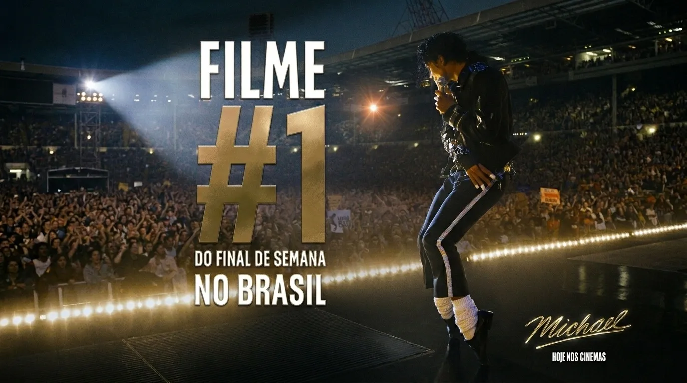 SUCESSO ABSOLUTO: 1 em cada 3 ingressos vendidos no último fim de semana no Brasil foi de MICHAEL | mjbeats.com .br Filme MICHAEL em no Brasil