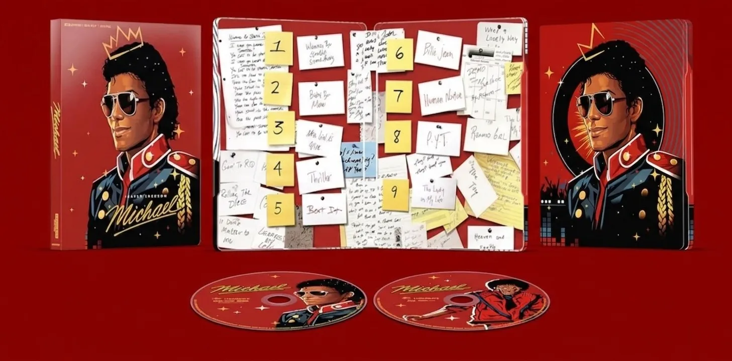 Edição Steelbook de MICHAEL em 4K revela extras inéditos | steelbook filme MICHAEL mjbeats.com .br