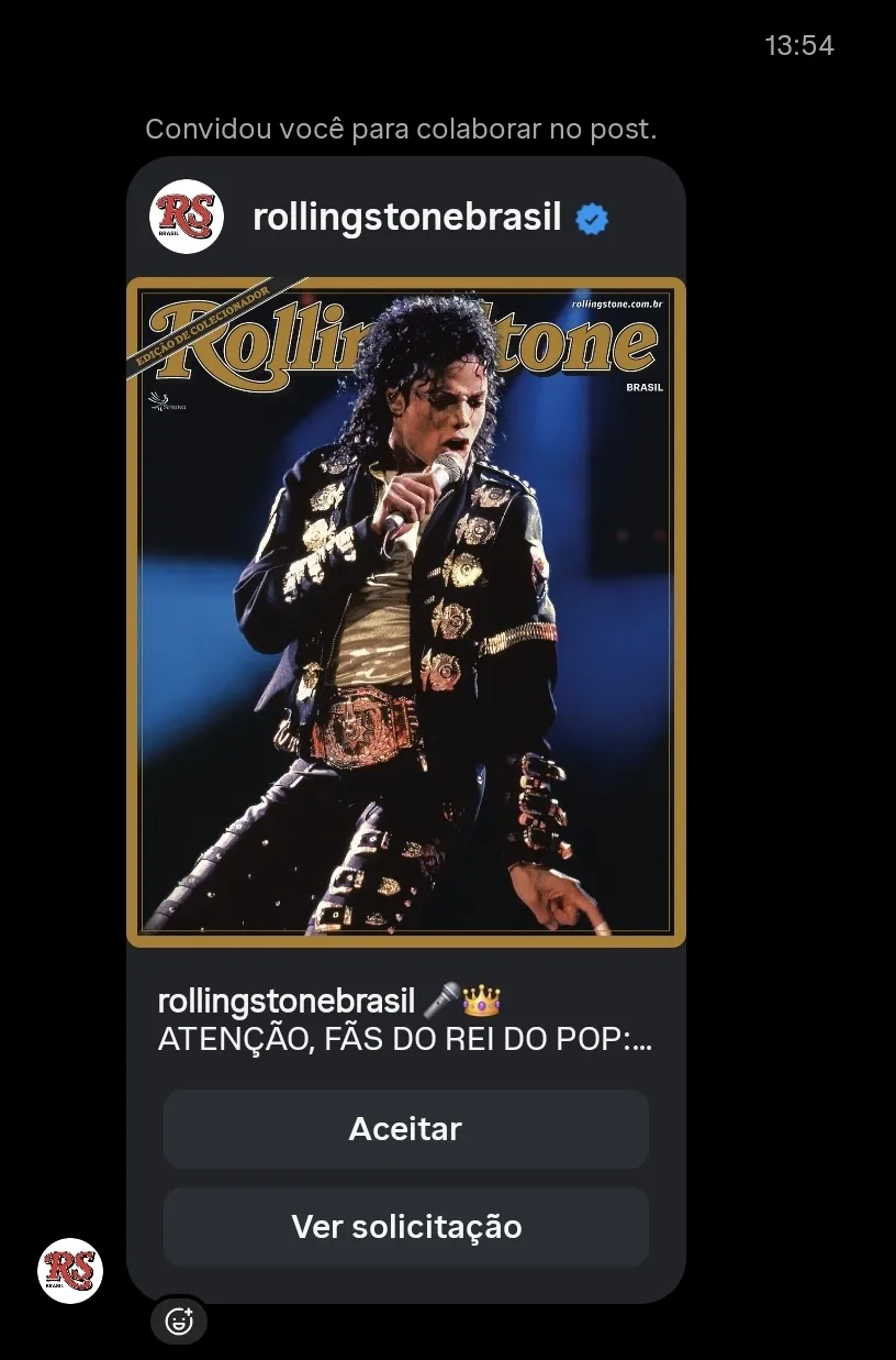 15946 Não somos sem memória, Rolling Stone