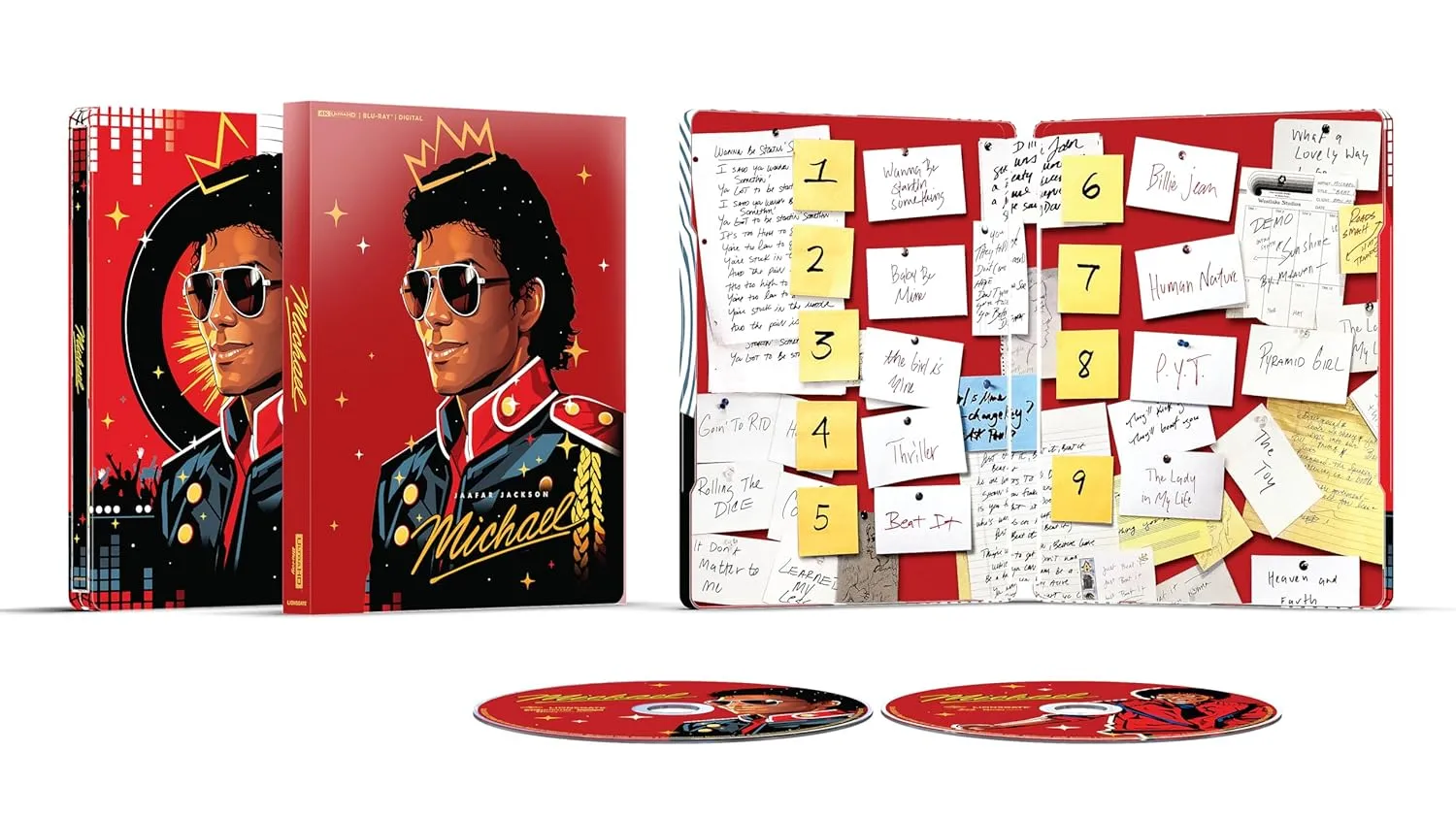 81DbfzChGwL._SL1500_ Edição especial do blu-ray de MICHAEL ESGOTA na Amazon dos EUA