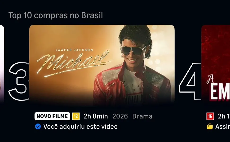 SUCESSO! Com apenas 24h de vendas, MICHAEL já está no Top 3 da PRIME VIDEO BRASIL 2 SUCESSO! Com apenas 24h de vendas, MICHAEL já está no Top 3 da PRIME VIDEO BRASIL | Amazon MJ beats MICHAEL Filme