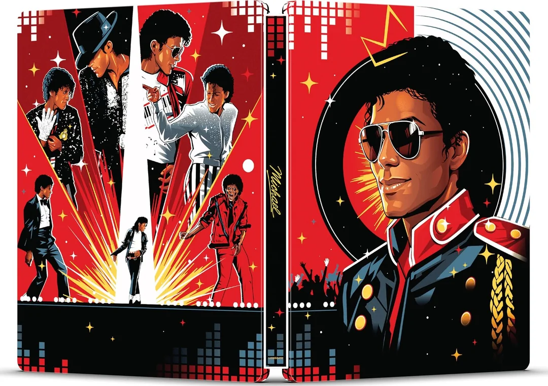 Edição especial do blu-ray de MICHAEL ESGOTA na Amazon dos EUA | michael 4k blu ray steelbooks detailed v0 fkuqo2larl5h1