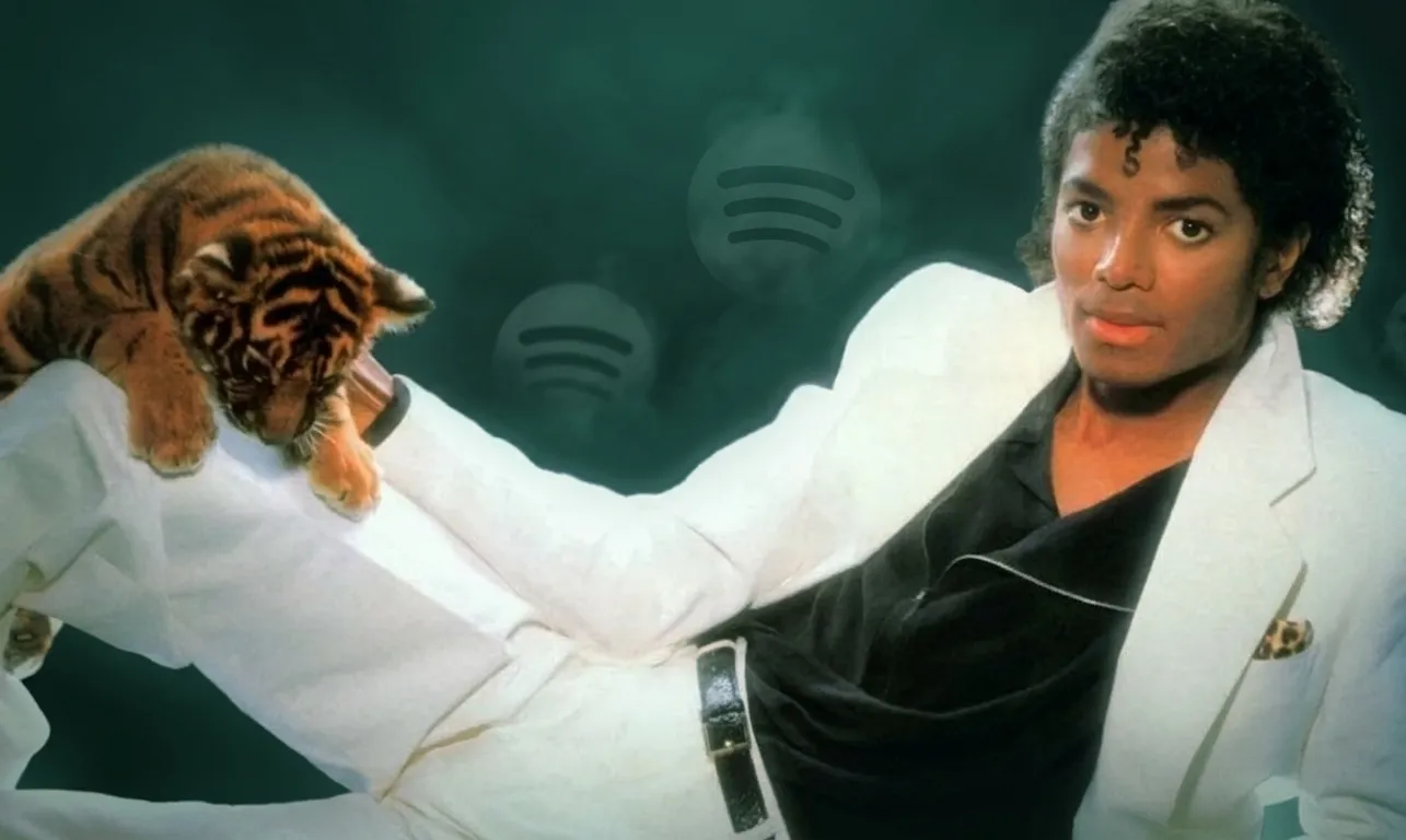 Thriller ultrapassa 7,4 bilhões de reproduções no Spotify e vive renascimento impulsionado por MICHAEL | mjbeats.com .br Thriller Spotify