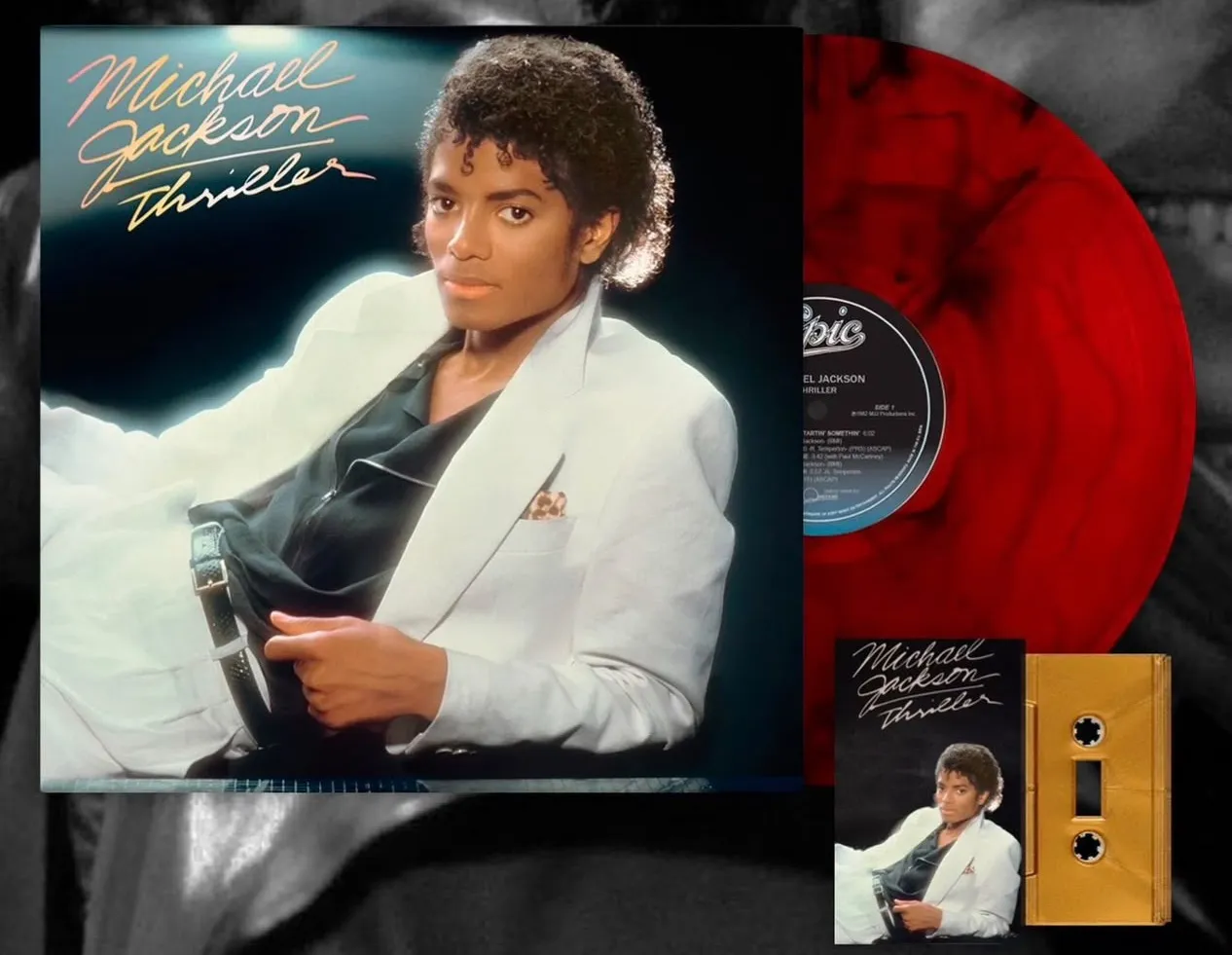 THRILLER será lançado pela primeira vez em VINIL COLORIDO. Nova edição em fita cassete também foi anunciada! | 16441af9 05a8 4c93 9da1 242b0e61261f2