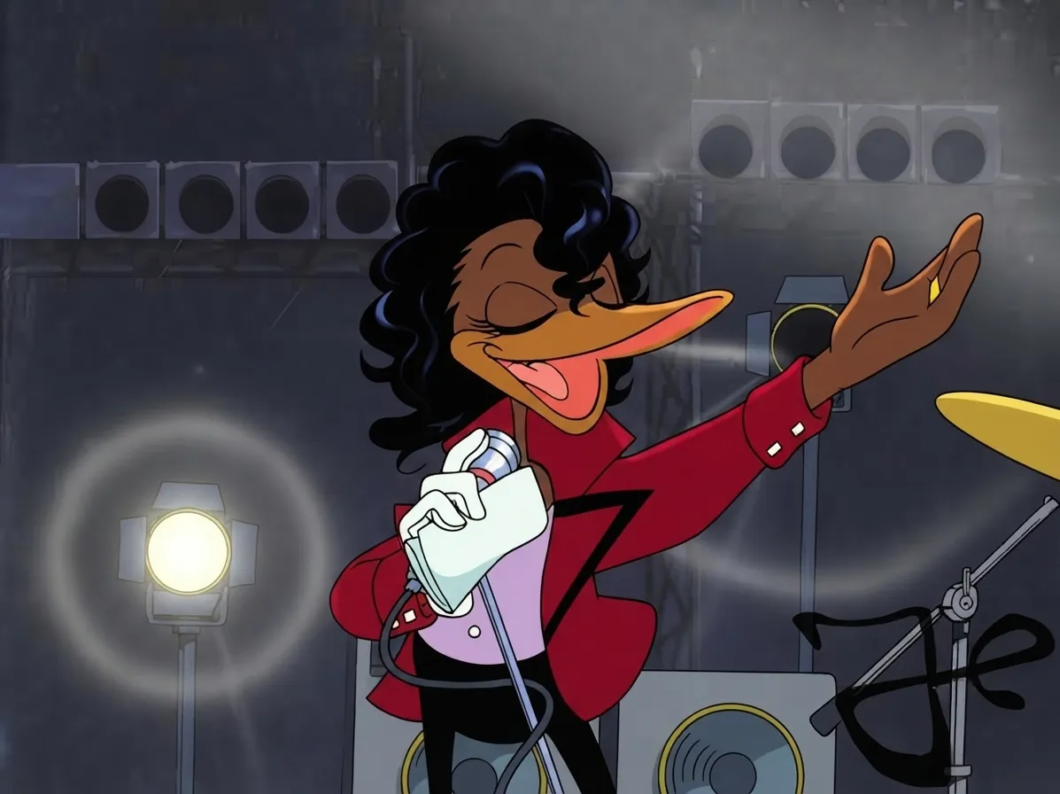 Michael Jackson virou personagem de desenho animado? Conheça Michael Duckson | de1ab536 6ce7 446b ba46 3d0332ec07a9
