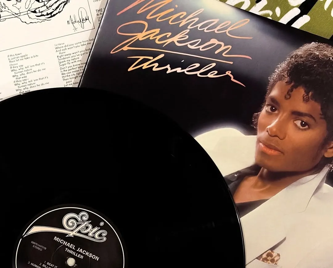 Thriller amplia recorde e supera 130 milhões de unidades vendidas | mjbeats.com .br Thriller vinyl