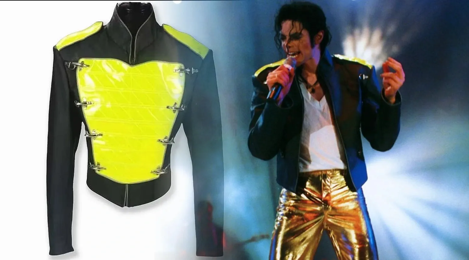 O detalhe excluído na jaqueta do Medley J5 da HIStory World Tour de Michael Jackson | MJBEATS jaqueta J5