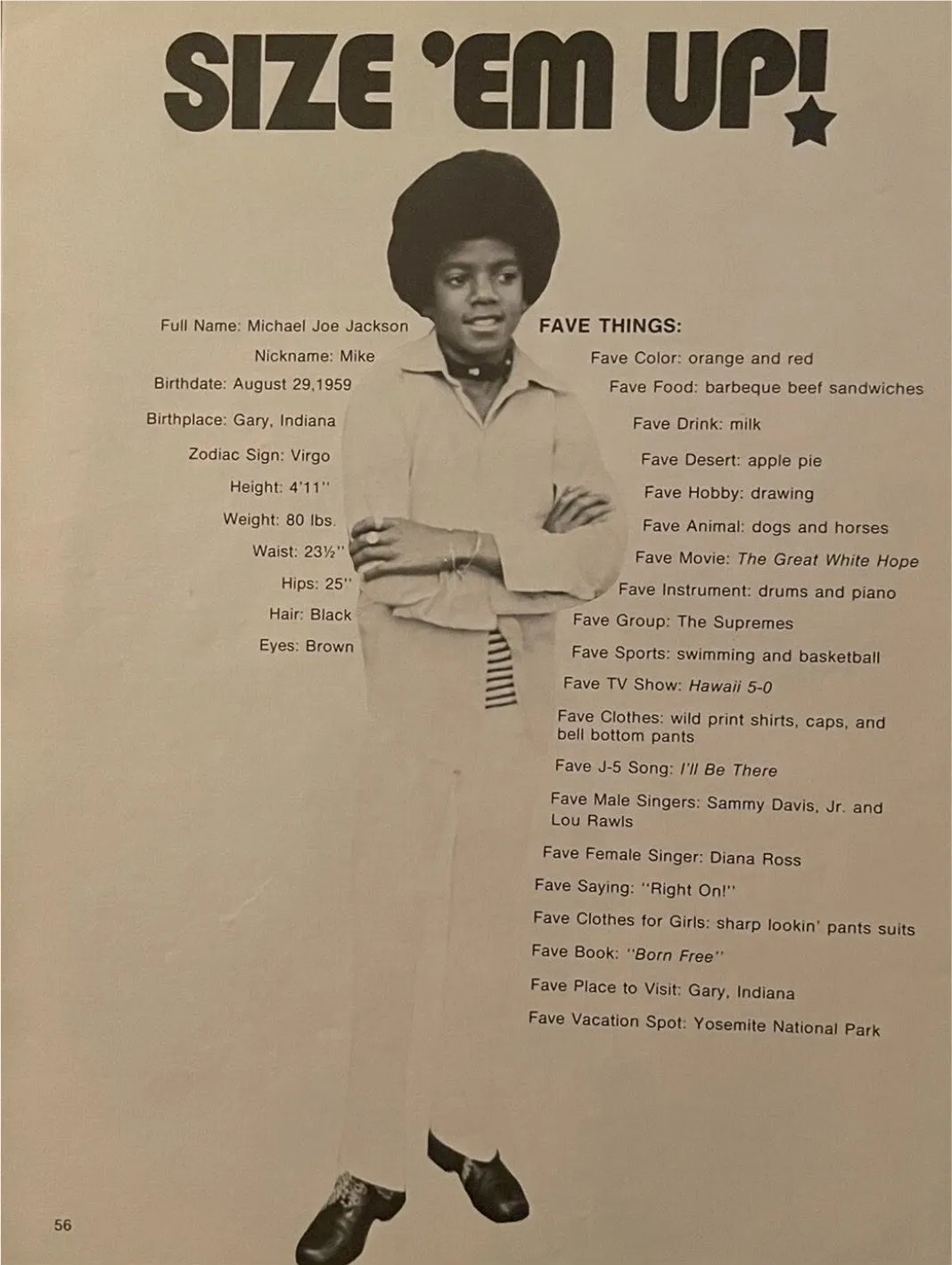 Em entrevista nos anos 70, aos 12, Michael mentiu idade e revelou ao público algumas das suas “coisas favoritas” 2 Em entrevista nos anos 70, aos 12, Michael mentiu idade e revelou ao público algumas das suas “coisas favoritas” | mjbeats little MJ