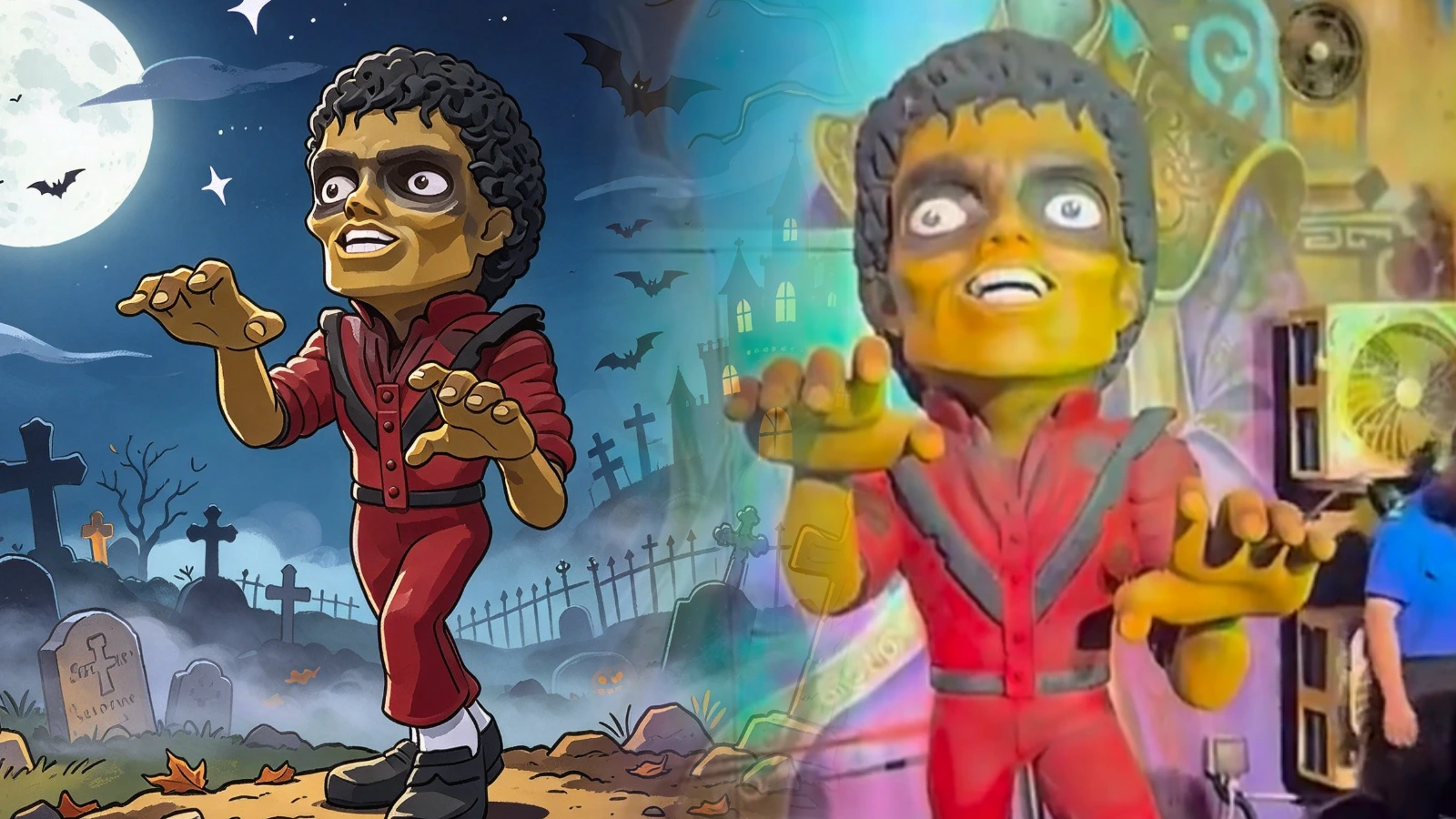 Parque temático na China apresenta estátua de Thriller em homenagem a Michael Jackson 2 Parque temático na China apresenta estátua de Thriller em homenagem a Michael Jackson | 2026 10 31 18 00 35 Capa Artigo MJ Beats