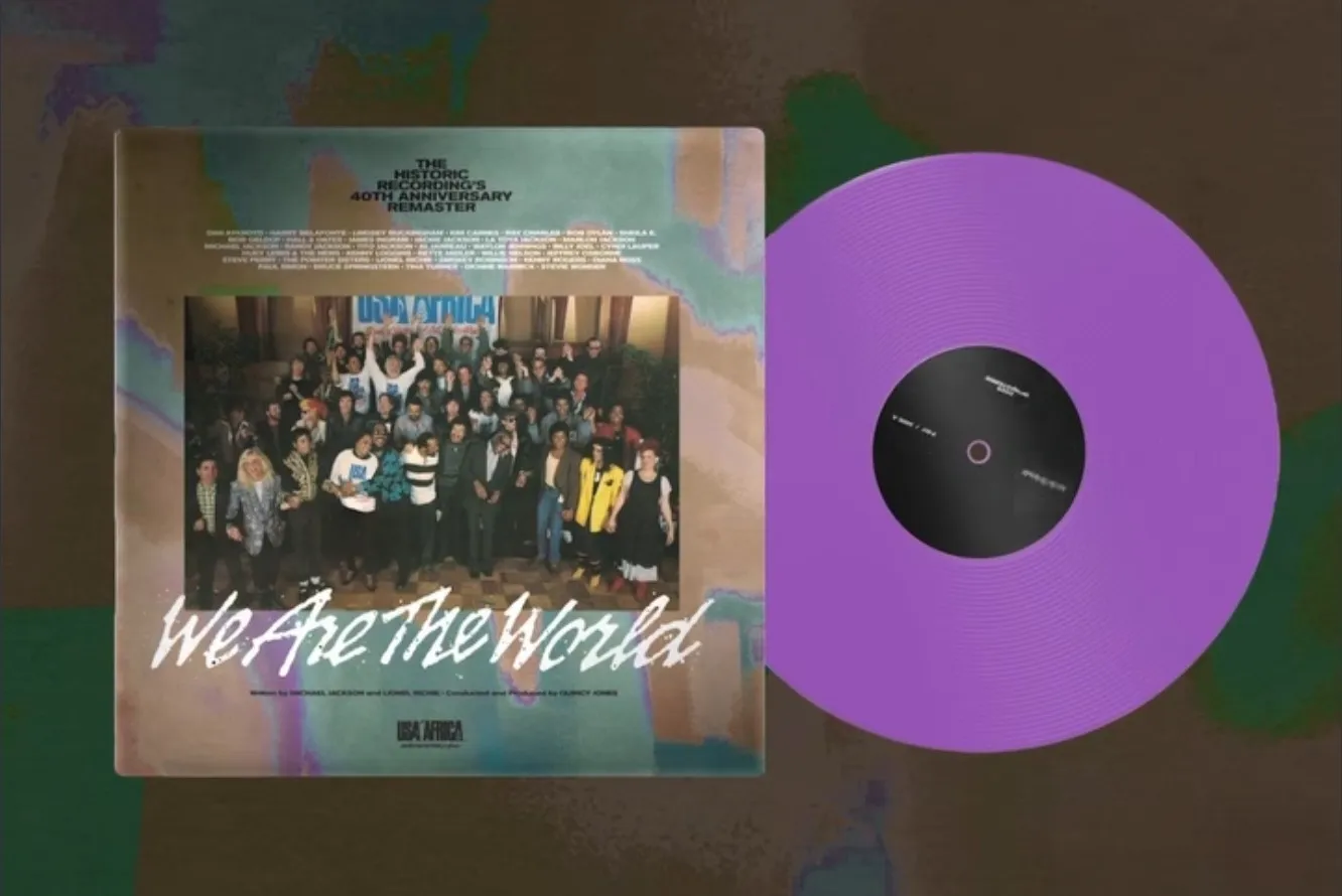 Edição especial roxa de 40 anos de "We Are The World"